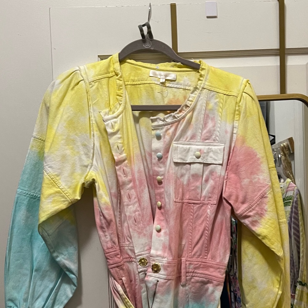 LoveShackFancy TieDye Jumpsuit
